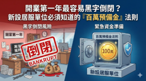 Read more about the article 開業第一年最容易黑字倒閉？新設居服單位必須知道的「百萬預備金」法則